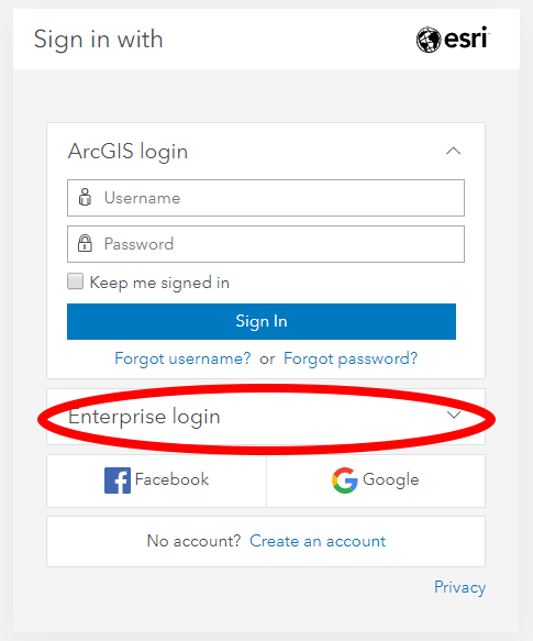 arcgis online sign in